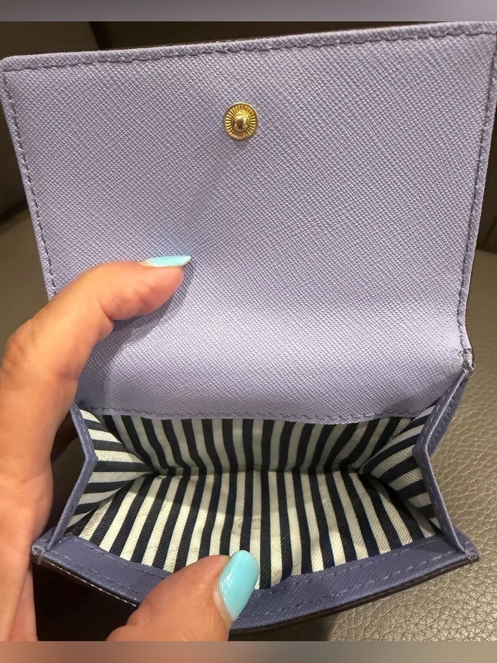 Kate Spade NY Periwinkle & Lavender Trifold Wallet